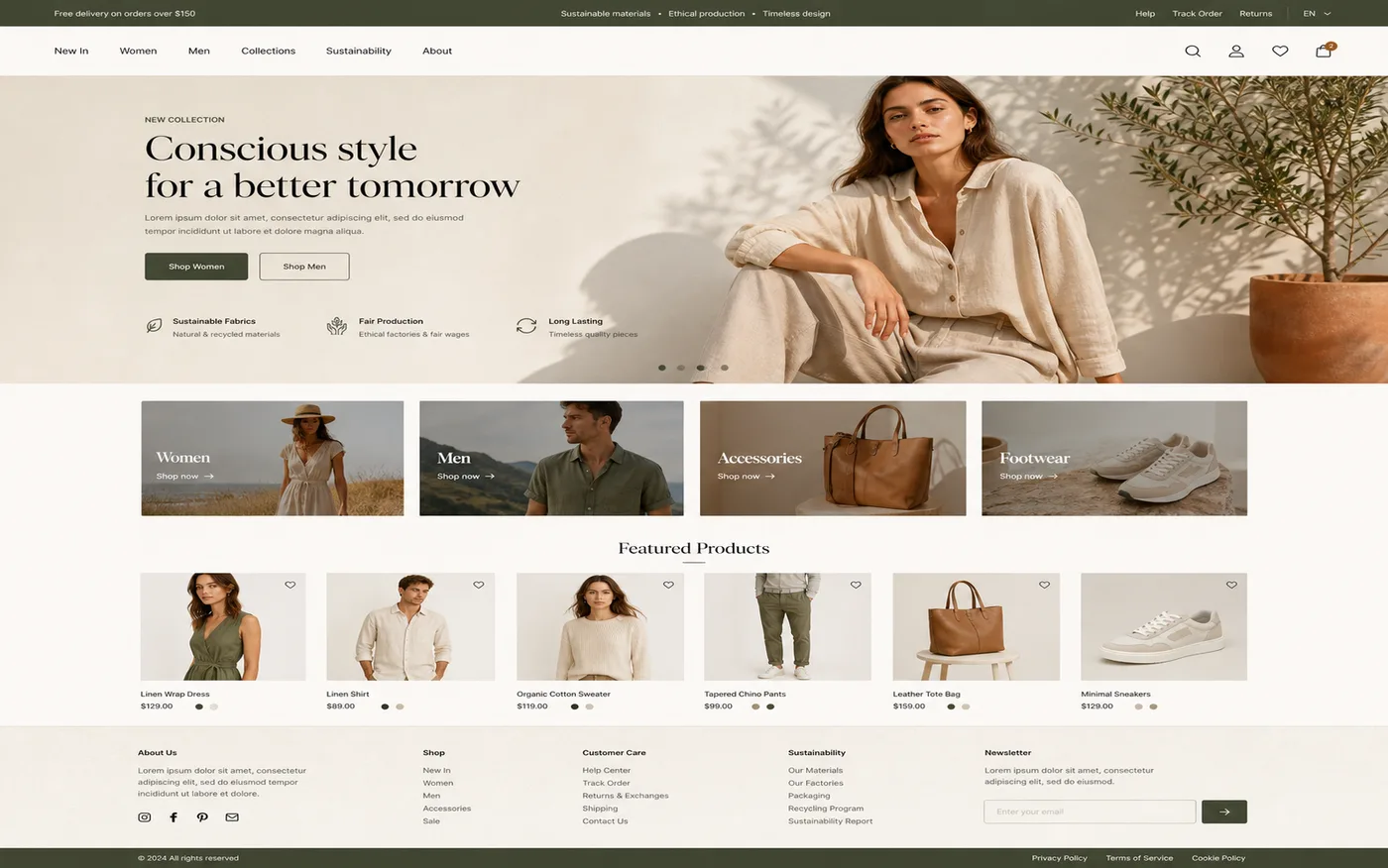Aura fashion e-commerce website